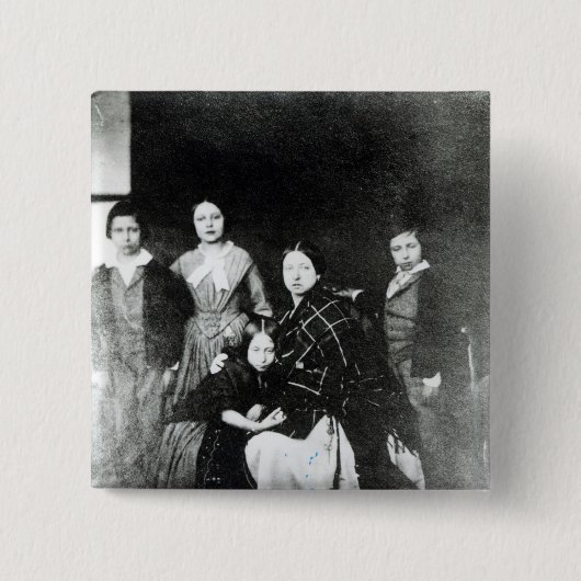 王室 缶バッジ (正面)