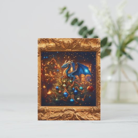 王宮ドラゴンクリスマス シーズンポストカード (スタンド正面)
