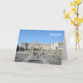 王宮、マドリードカード カード (黄色い花)