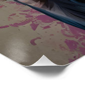 王座に冠を付けたキンプはっきりした – アーポップ・アートのト ポスター (コーナー)