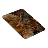 王座に座っている大天使マイケル マグネット (右側)