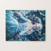 王座に雪の女王 ジグソーパズル (横)