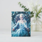 王座に雪の女王 ポストカード (スタンド正面)