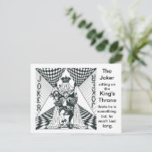 王座のジョーカー –  ポストカード (スタンド正面)