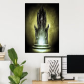 王座 | AIアートポスター ポスター (ホームオフィス)