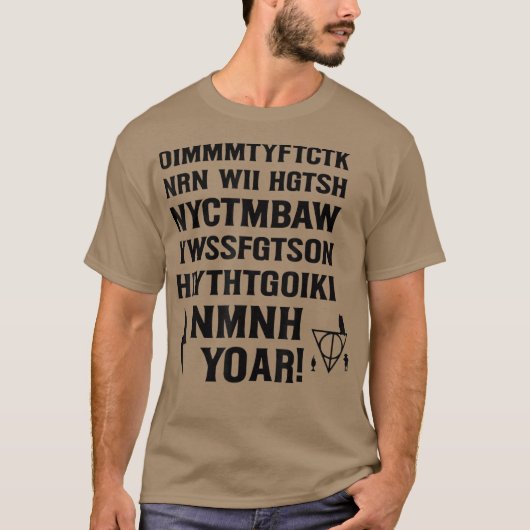 王手をかけるのは自由です Tシャツ (正面)