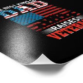 王最高のは退役軍人を上げる フォトプリント            (角)