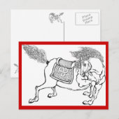 王朝の馬 ポストカード (正面/裏面)