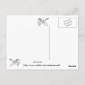 王朝の馬 ポストカード (裏面)