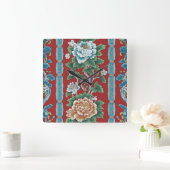 王朝庭園 スクエア壁時計 (ホーム)