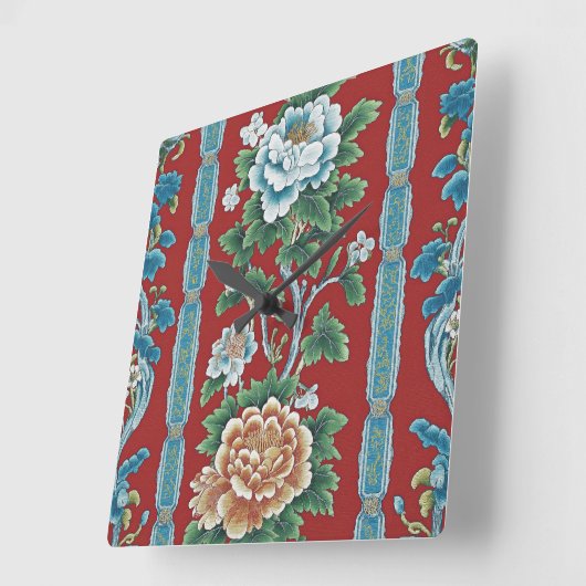 王朝庭園 スクエア壁時計 (傾斜)