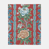 王朝庭園 フリースブランケット (正面)