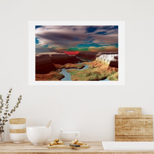 『王朝』プリント ポスター (キッチン)