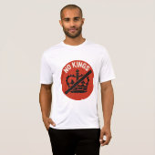 王様などいらない 抗議シンボル Tシャツ (正面フル)