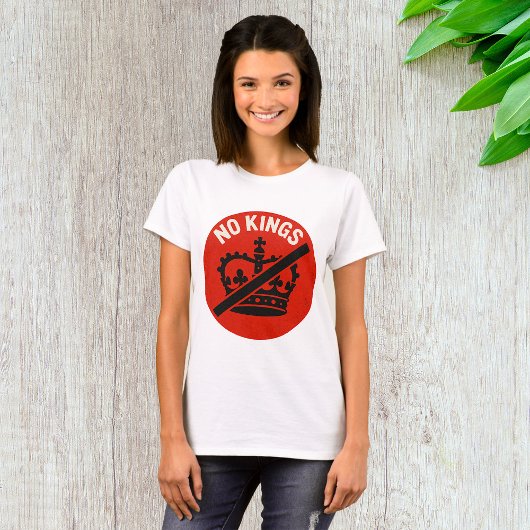 王様などいらない 抗議シンボル Tシャツ