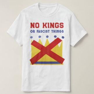 王様などいらない 抗議 レジスト Tシャツ