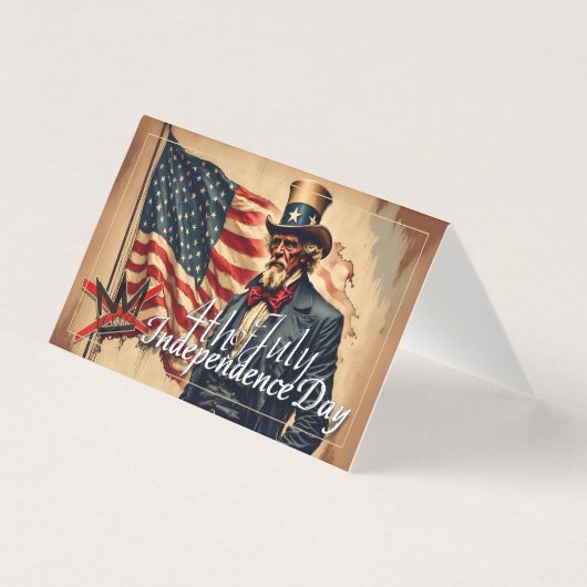 王様など存在しない Uncle Sam 独立記念日 アート (正面)