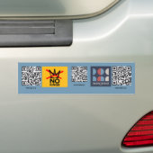 王様など認めない / 分裂しない バンパーステッカー (車上)