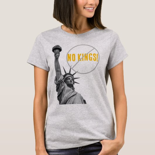 王様など認めない 自由の女神 Tシャツ (正面)