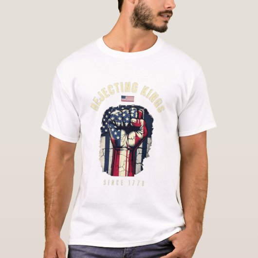 王様など認めない Tシャツ (正面)