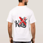 王様なんかいらない、ルールもいらない Tシャツ (裏面)