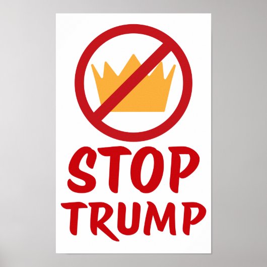 王様なんて認めない トランプ反対 RYW デモ ポスター (正面)