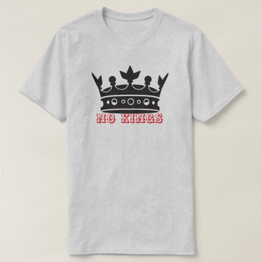 王様なんて Tシャツ (デザイン正面)