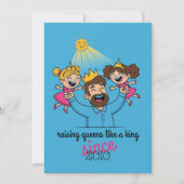 王様の父の日のように女王を育てる シーズンカード (正面)