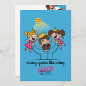 王様の父の日のように女王を育てる シーズンカード (正面/裏面)