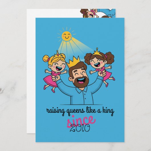 王様の父の日のように女王を育てる シーズンカード (正面/裏面)