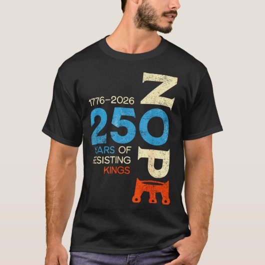 王様はいらない 抗議デモ 2026年3月28日 サイン Tシャツ (正面)