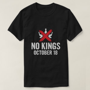 王様はいらない 10月18日 No Kings Day グラフィック Tシャツ