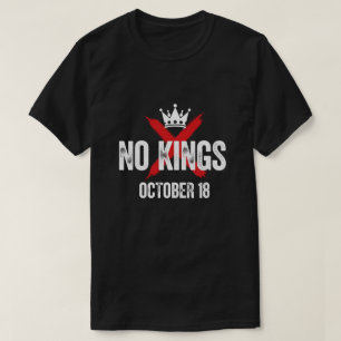 王様はいらない 10月18日 No Kings Day グラフィック Tシャツ