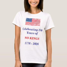 王様はいらない 250年を祝おう サムシング Tシャツ