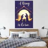 王様はクリスマス生まれの出生 キャンバスプリント (インサイチュ (寝室))