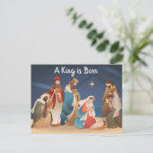 王様はクリスマス生まれの出生 ポストカード (スタンド正面)