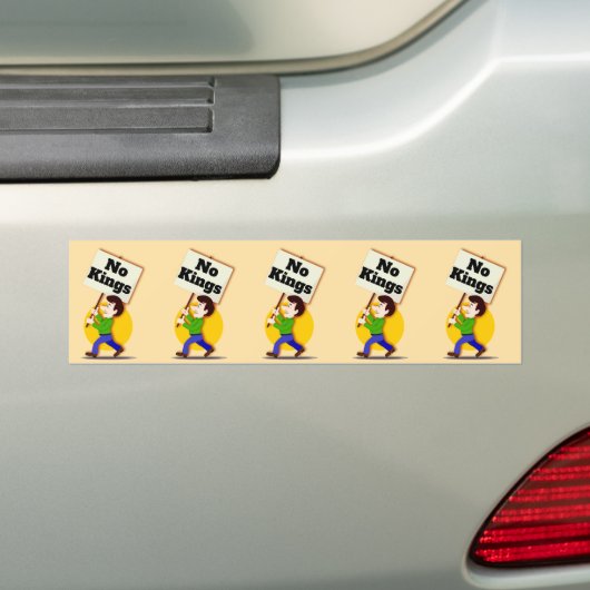 王様はダメ ステッカー (車上)
