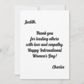 王様は女だ サンキューカード (裏面)