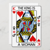 王様は女だ サンキューカード (正面/裏面)