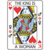 王様は女だ シール (正面)