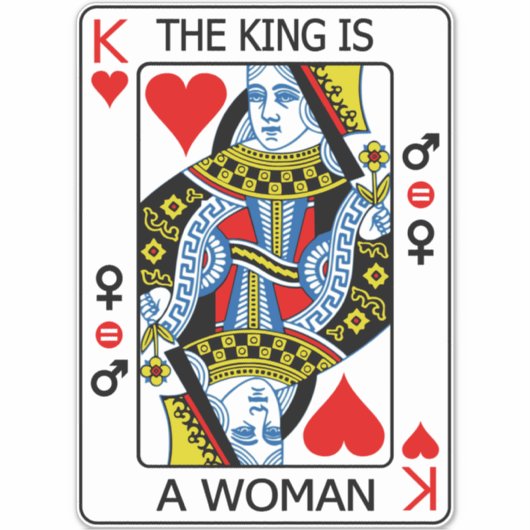 王様は女だ シール (正面)