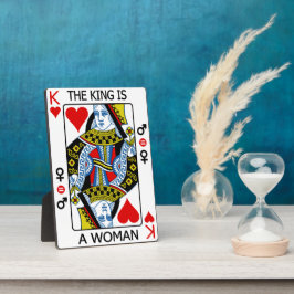 王様は女だ フォトプラーク