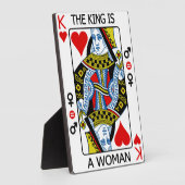 王様は女だ フォトプラーク (側面)