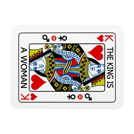 王様は女だ マグネット (横)