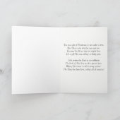 王様は生まれクリスマス シーズンカード (内部)