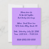 王様招待状おもしろいパーティー~招待状 招待状 (裏面)