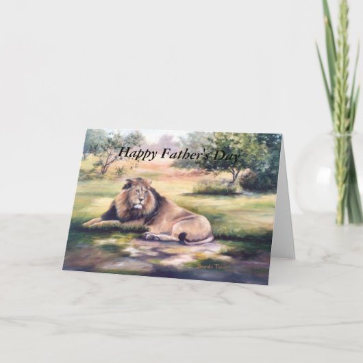 王様、お父様の日 カード (正面)