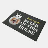 王様/女王様の家の支配者写真の追加 ドアマット (アングル)