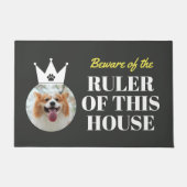 王様/女王様の家の支配者写真の追加 ドアマット (正面)