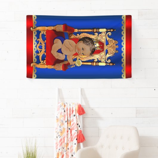 王王室の族王ファンシー子の赤ちゃんシャワー 横断幕 (インサイチュ)